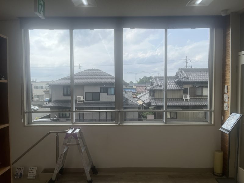 遮熱　節電ガラスコート　施工事例②