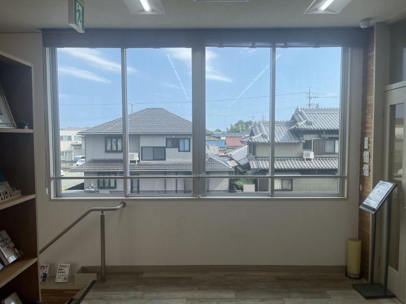遮熱　節電ガラスコート　施工事例②